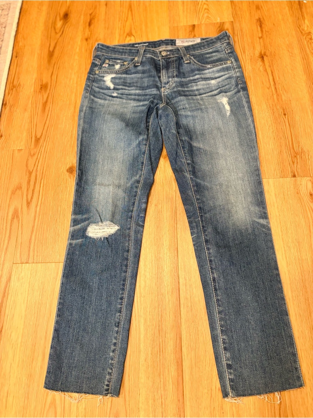 AG Adriano Goldschmied The Stilt Ankle Cigarette Crop Size 26